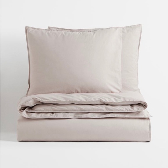 H&M Bedding Hm Organic Cotton Duvet Cover And Extra Pillow Case Set King Poshmark